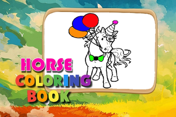 Horse Coloring Book