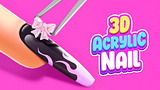 3D Acrylic Nail: Nail Art