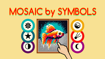 Coloring Mosaic by Symbols